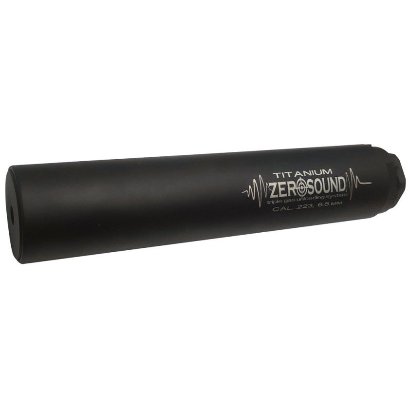 Глушитель Zero Sound TITANium кал. 223 Rem - 6,5 Creedmoor. Резьба