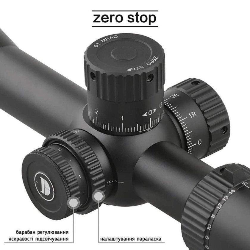 Прицел Discovery Optics LHD 8-32x50 SFIR FFP-Z Zero-Stop (30 мм