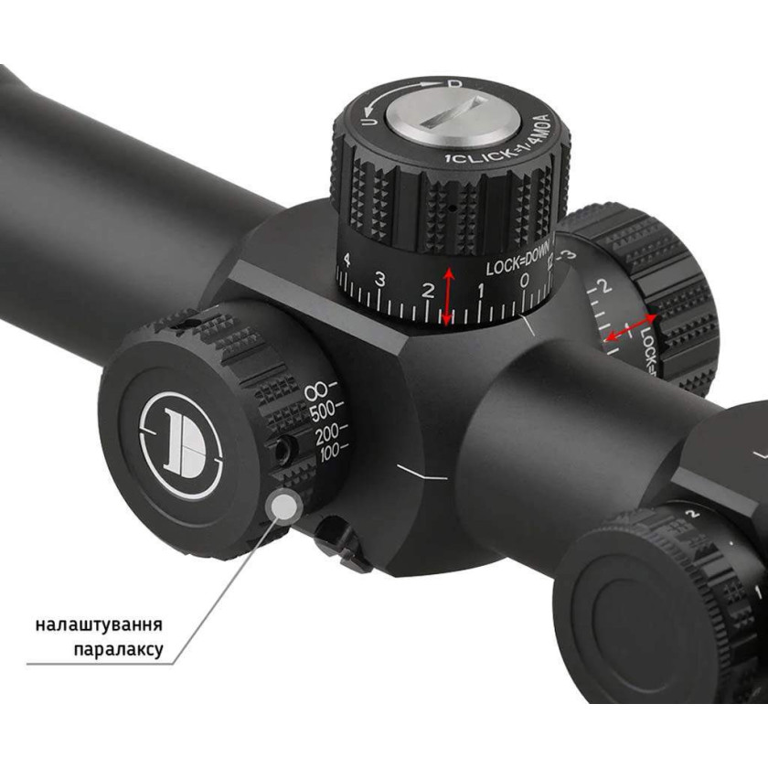 Приціл Discovery Optics HS 6-24x44 SFIR FFP (30 мм, підсвічування