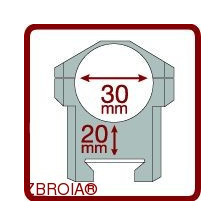 Кріплення-кільця Gamo TS-300 High (25,4 мм) фото 2
