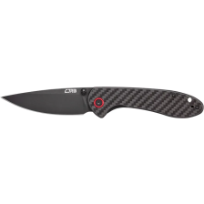 Нож CJRB Feldspar Black Blade, AR-RPM9 Steel, CF, Black (J1912-BCF) фото 2