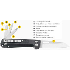 Мультитул Leatherman Free K2 Gray (832659) фото 9