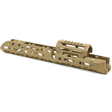 Цевье КРУК M-LOK с короткой накладкой для АК. Цвет - Coyote Tan фото 4