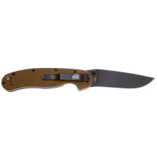Нож складной Ontario Knife RAT I Coyote brown фото 2
