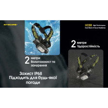 Ліхтар налобний Nitecore HC68 фото 19