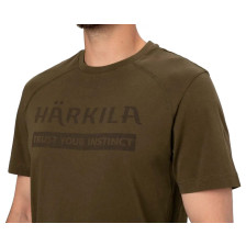Футболка Harkila logo T-Shirt (M, Зеленый) фото 3
