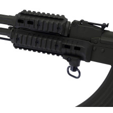 База для QD антабки DLG Tactical на планку Picatinny/Weaver (черный) фото 4