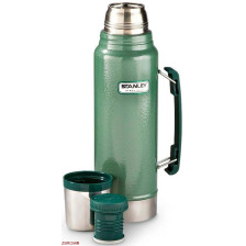 Набор: Термос Stanley Legendary Classic  1л зелёный + Фляга Classic 0.23л зеленая фото 4