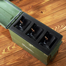 Набор стаканов для виски с пулей в коробке с БК (6шт) Gun&Fun (6 шт.) фото 5