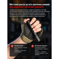 Ручной фонарь Klarus XT2CR PRO – 2025 2300 лм/4000 mAh. Black фото 8