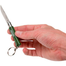 Ніж Opinel Keychain №4 Inox зелений фото 8