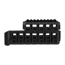 Цевье DLG Tactical (DLG-136) для АК-47/74 c планкой Picatinny + слоты M-LOK (полимер) черное фото 9