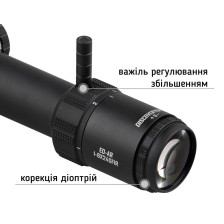 Приціл Discovery Optics ED-AR 1-8x24 SFIR FFP (34 мм, підсвічування) фото 6