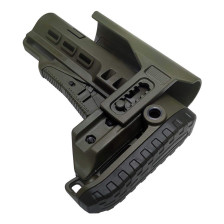 Приклад DLG TBS Tactical PCP (Mil-Spec) із регульованою щокою, олива фото 3