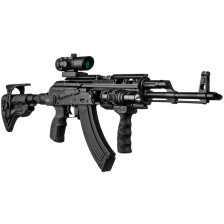 Приклад FAB Defense GL-SHOCK CP с амортизатором и регулируемой щекой (полимер) черный фото 5