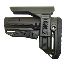 Приклад DLG TBS Compact PCP (Mil-Spec) с регулируемой щекой, олива фото 3