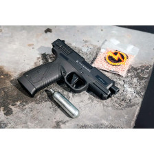 Пневматический пистолет ASG Bersa BP9CC BB Blowback фото 9