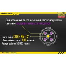Ліхтар Nitecore P20UV фото 4