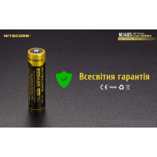 Акумулятор літіевий Li-lon 14500 Nitecore NL 1485 (850mAh) захищений фото 7