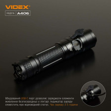 Портативный светодиодный фонарь VIDEX VLF-A406 фото 9