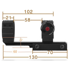 Моноблок Discovery Scope Mount For Picatinny/Ласточкин хвост (25.4/30/34 мм) фото 6