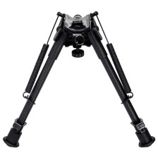 Сошки Vector Optics Carbon Fiber Swivel Bipod на антабку (высота 23 - 34.5 см) с переходником на Weaver/Picatinny фото 2
