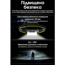 Ліхтар налобний Nitecore HA15 UHE фото 12