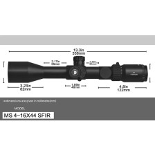 Прицел DISCOVERY Optics  MS 4-16X44 SFIR SFP-MOA (30 мм, подсвечивание) фото 7