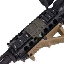 Защитная накладка DLG Tactical (DLG-063) 5 см на планку Picatinny (полимер) олива фото 3