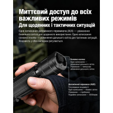 Ручной фонарь Klarus XT11GT Pro 3300 лм/4000 mAh. Black фото 7