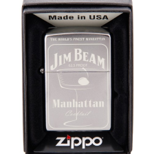 Запальничка ZIPPO 205501 Brushed CHROME фото 2