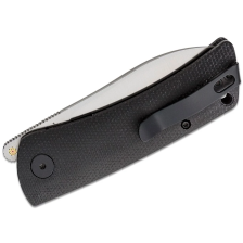 Нож складной Petrified Fish Flavorist Black Micarta, Satin (PFE05SDMS) фото 5