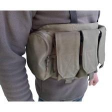 Разгрузочная система LeRoy Tactical под 4 магазина АК и 2 гранаты (олива) фото 3