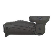 Передняя рукоятка DLG Tactical (DLG-048) складная на Picatinny (полимер) олива фото 5