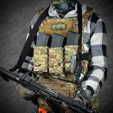 Ремень оружейный трехточечный RAGNAROK «Hel» Gen.II carbine Черный фото 3