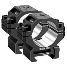 Кільця Discovery Optics 6061 (30 мм) Low на Weaver/Picatinny. ВН - 9.5 мм фото 2