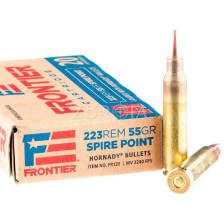 Патрон Hornady Frontier кал. 223 Rem пуля SP Match, масса 3.56 гр/55 гран фото 2