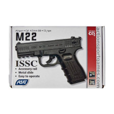 Пневматический пистолет ASG ISSC M22 Black фото 7