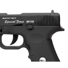 Пневматичний пістолет Borner Special Force W119 (Glock 17) фото 5