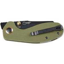 Нoж CJRB Maileah L Black Blade, AR-RPM9 Steel, G10 Green (J1918L-BGN) фото 5