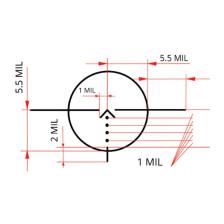 Оптичний приціл Immersive Optics 5x24 Mildot Rapid фото 8