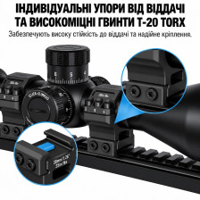 Кольца Discovery 6061 Aluminum Heavy-Duty Scope Mount (30/25.4 мм) Medium на Weaver/Picatinny фото 6