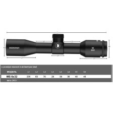 Прицел Discovery Optics MS 6x32 (25.4 мм, без подсветки) фото 2