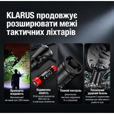 Ручной фонарь Klarus XT11GT Pro 3300 лм/4000 mAh. Black фото 10