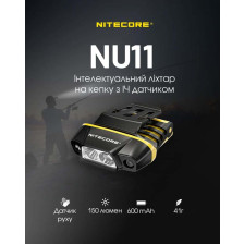 Ліхтар на кепку Nitecore NU11 фото 15
