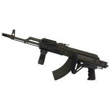 Складна труба прикладу DLG Tactical (DLG-147) для АК-47/74/АКМ (олива) фото 2