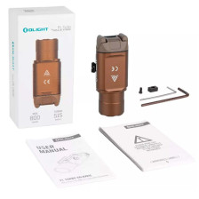 Фонарь Olight PL Turbo Valkyrie. Цвет - desert tan фото 9