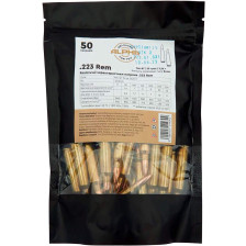 Патрон ALPHA кал. 223 Rem куля FMJ BT, маса 3.56 гр/55 гран фото 2