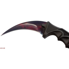 Нож CS GO Karambit Night Sakura Red фото 4