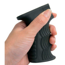 Пистолетная рукоятка DLG Tactical (DLG-098) для АК-47/74 (полимер) обрезиненная, черная фото 2
